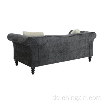 Samt Sofa Sets 3-Sitzer-Wohnzimmersofa